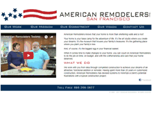 Tablet Screenshot of americanremodelers.com